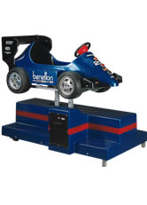 Formula 1 kiddie rides machine